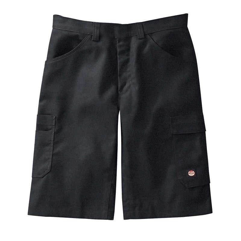 Red Kap mens Shop shorts, Black, 32W x 13L US - Image 3